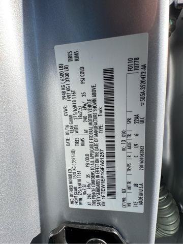 Used 2016 Ford F150 XLT w/ Equipment Group 302A Luxury AWD/4WD image 13