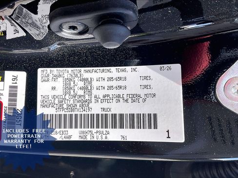 New 2026 Toyota Tundra TRD Pro AWD/4WD image 17