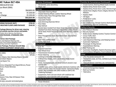 Used 2020 GMC Yukon SLT w/ HD Trailering Package AWD/4WD image 4