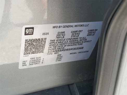 Certified 2025 Chevrolet Tahoe Premier RWD image 26