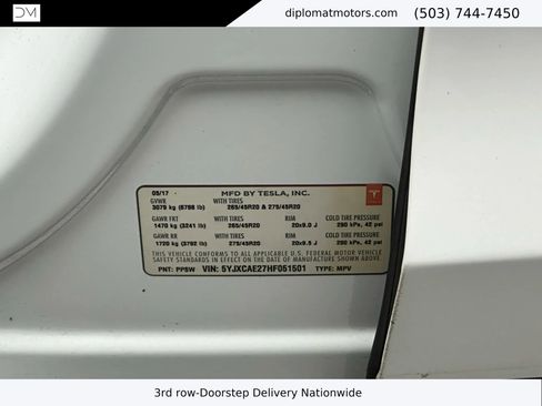 Used 2017 Tesla Model X 100D image 43