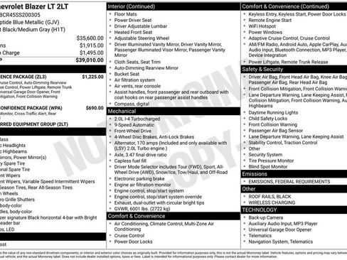 Certified 2025 Chevrolet Blazer LT w/ Convenience Package image 27