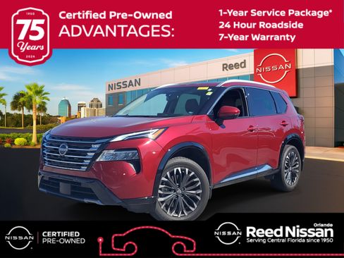 Certified 2025 Nissan Rogue Platinum w/ Tech Package image 1