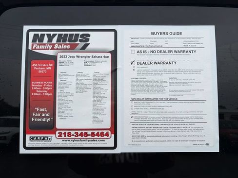 Used 2023 Jeep Wrangler Unlimited Sahara w/ Cold Weather Group AWD/4WD image 53
