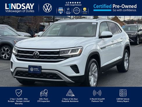 Certified 2022 Volkswagen Atlas Cross Sport SE w/ Panoramic Sunroof Package image 4