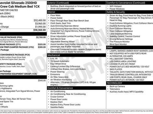 Used 2024 Chevrolet Silverado 2500 Custom w/ Custom Value Package AWD/4WD image 4