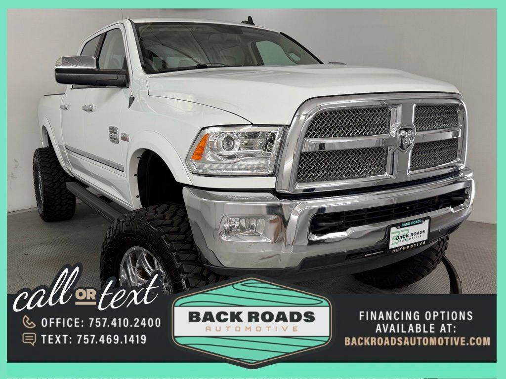 Used 2015 RAM 3500 Laramie Longhorn w/ Protection Group AWD/4WD image 1