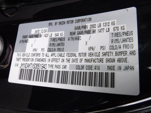 Used 2025 MAZDA MX-5 Miata RF Grand Touring w/ Weather Package image 51