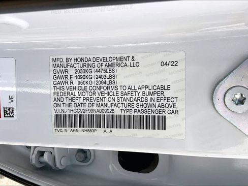 Used 2022 Honda Accord Touring image 34