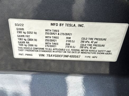 Used 2022 Tesla Model Y Performance AWD/4WD image 29