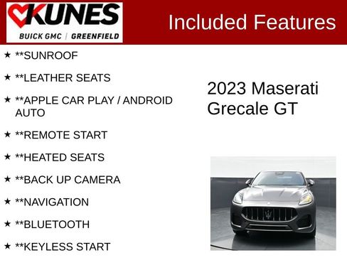 Used 2023 Maserati Grecale GT AWD/4WD image 2