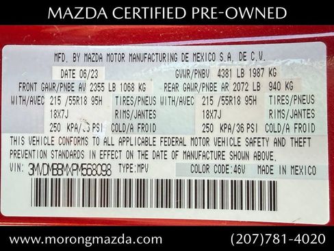 Used 2023 MAZDA CX-30 AWD 2.5 S w/ Select Package image 47