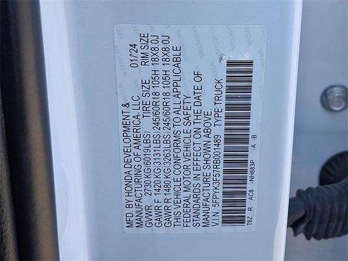 Used 2024 Honda Ridgeline RTL image 28