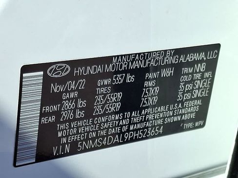 Used 2023 Hyundai Santa Fe Limited AWD/4WD image 41
