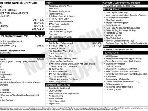 New 2026 RAM 1500 Warlock AWD/4WD image 25