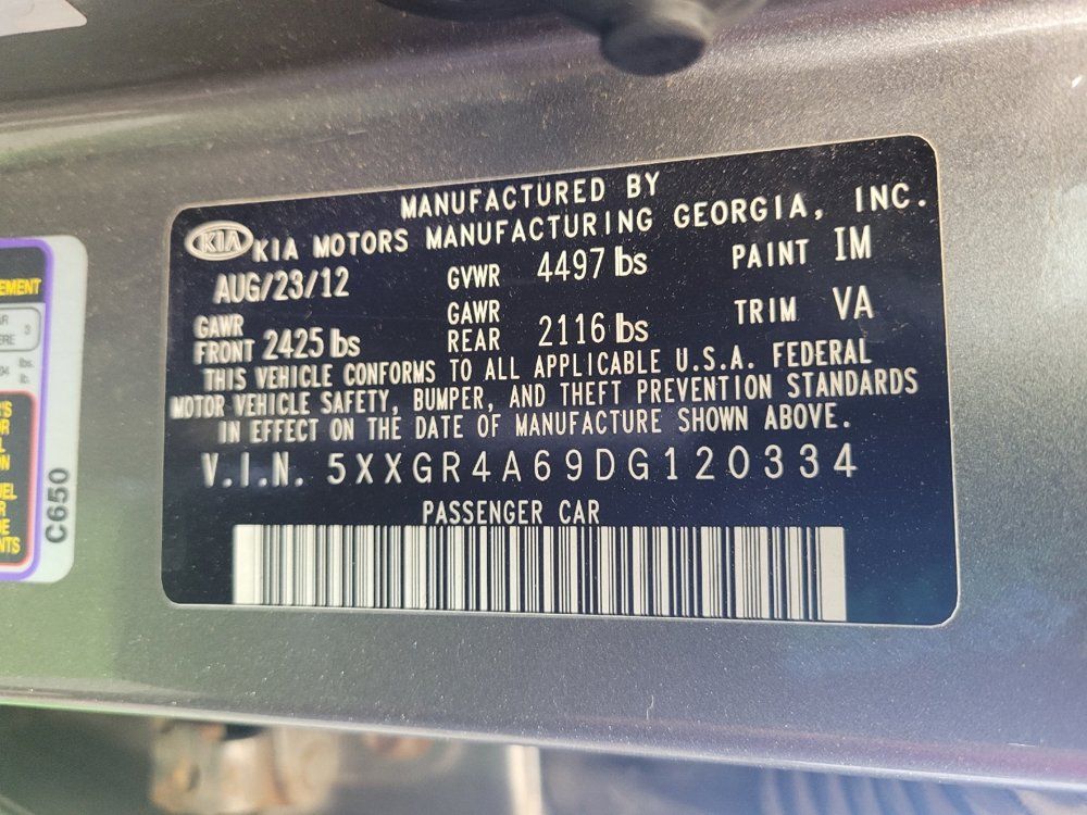 Used 2013 Kia Optima SX w/ Limited Pkg FWD image 33