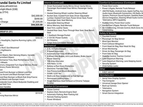 Used 2023 Hyundai Santa Fe Limited AWD/4WD image 7