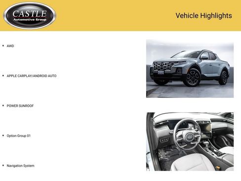 Used 2023 Hyundai Santa Cruz SEL Premium AWD/4WD image 3