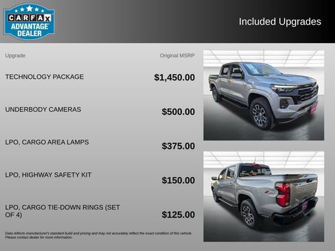 Certified 2025 Chevrolet Colorado Z71 w/ Technology Package AWD/4WD image 3
