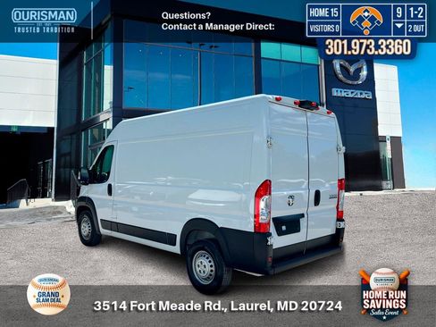 Used 2024 RAM ProMaster 2500 w/ Convenience Group FWD image 4