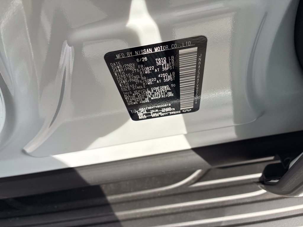 New 2027 INFINITI QX80 Luxe w/ Cargo Package RWD image 10