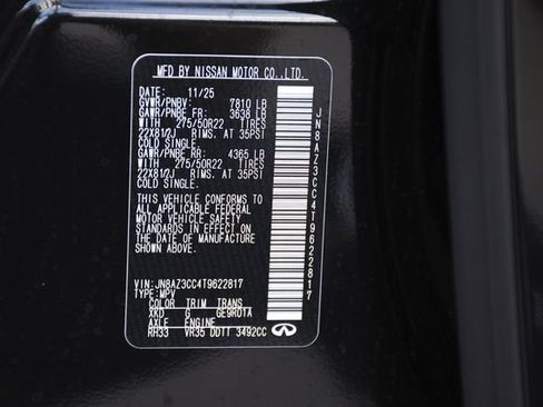 New 2026 INFINITI QX80 Autograph w/ Premium Cargo Package image 44