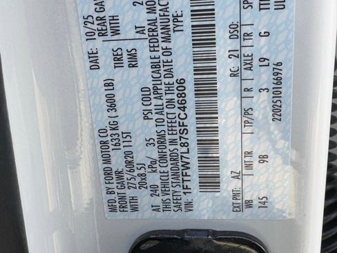 New 2025 Ford F150 Platinum w/ FX4 Off-Road Package image 50