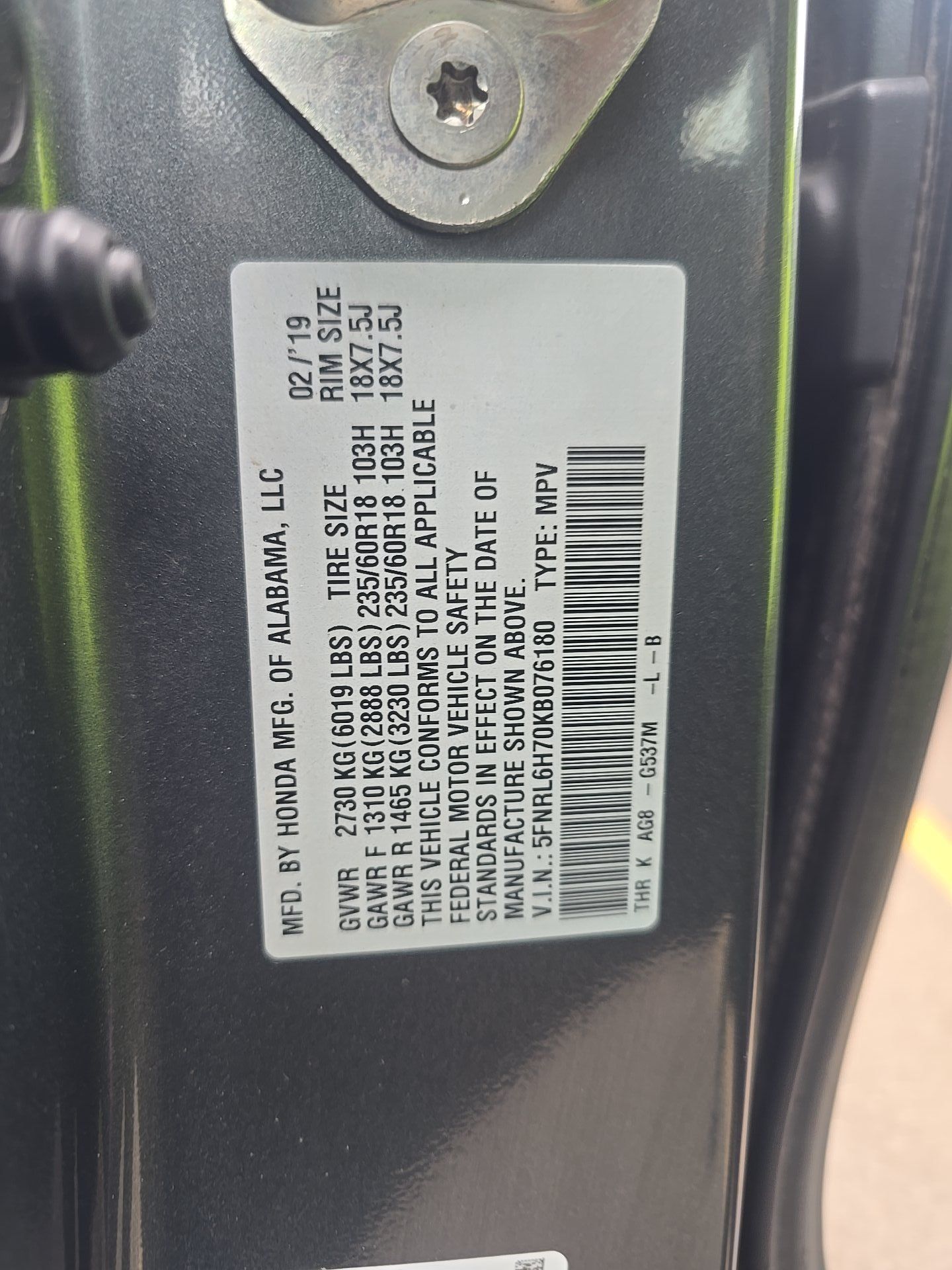 Used 2019 Honda Odyssey EX-L image 22