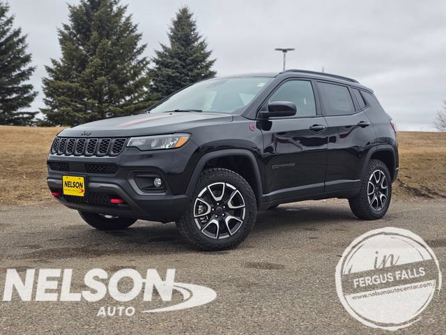 New 2026 Jeep Compass Trailhawk w/ Sun, Sound & Navigation Group AWD/4WD 360° Tour