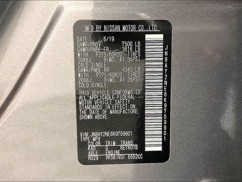 Used 2019 Nissan Armada Platinum w/ Captain's Chairs Package AWD/4WD image 44