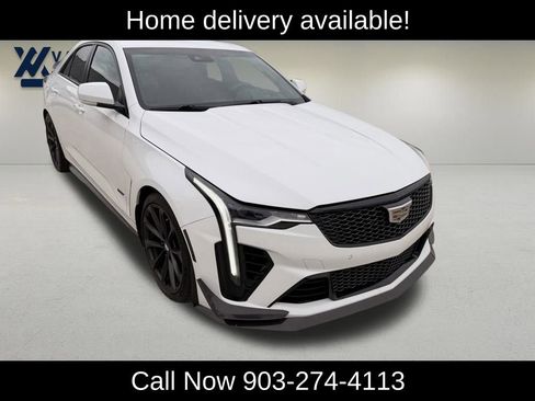 Used 2022 Cadillac CT4 V Blackwing w/ Carbon Fiber 1 Package RWD image 6