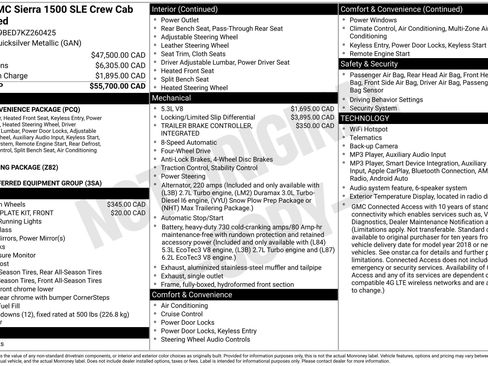 Used 2019 GMC Sierra 1500 SLE AWD/4WD image 2