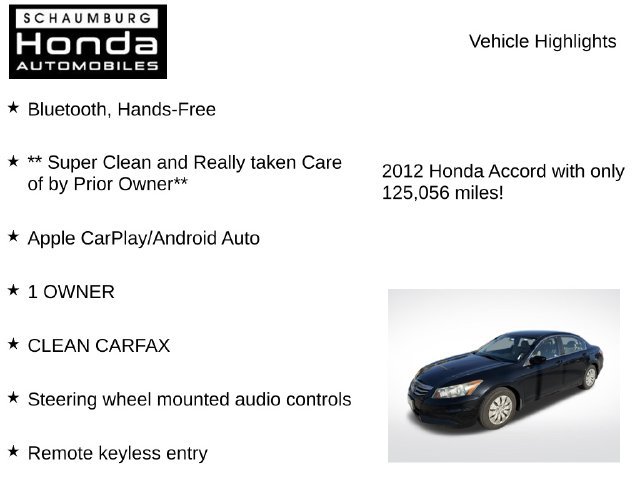 Used 2012 Honda Accord LX image 7
