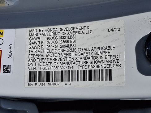 Used 2023 Honda Accord EX image 27