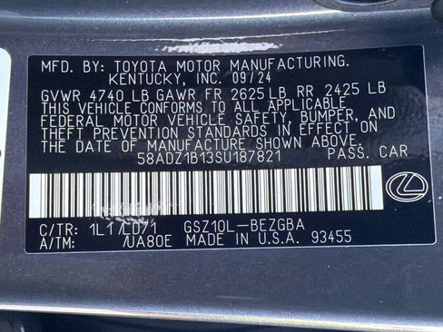 Used 2025 Lexus ES 350 w/ Premium Package FWD image 24