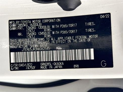 Certified 2022 Toyota 4Runner SR5 Premium AWD/4WD image 60