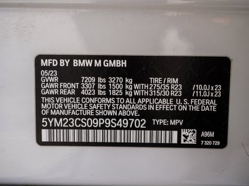 Used 2023 BMW XM w/ M Driver's Package image 47