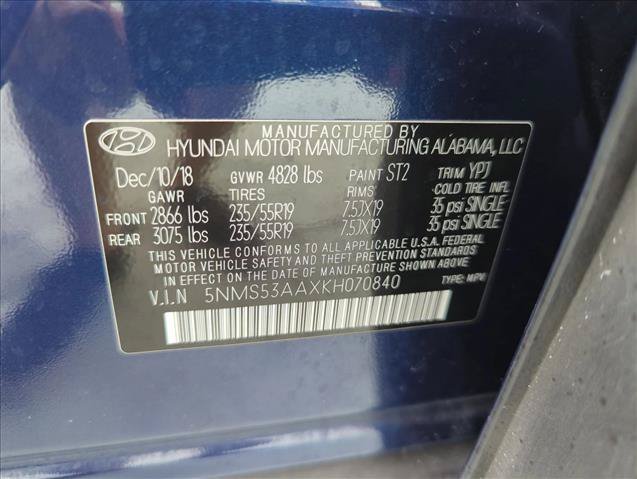 Used 2019 Hyundai Santa Fe FWD image 25