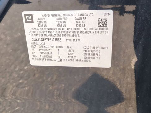 Used 2015 GMC Terrain SLT w/ Open Road Package FWD image 37