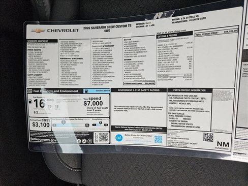 New 2026 Chevrolet Silverado 1500 Custom Trail Boss w/ LPO, Dark Essentials Package image 17