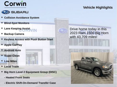 Used 2023 RAM 1500 Big Horn AWD/4WD image 6