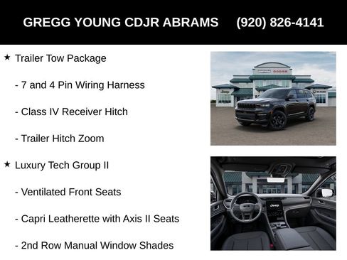 New 2025 Jeep Grand Cherokee L Limited w/ Luxury Tech Group II image 13