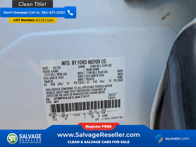 Used 2020 Ford Edge SEL AWD/4WD image 15