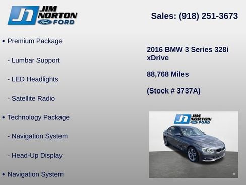 Used 2016 BMW 328i xDrive Sedan AWD/4WD image 15