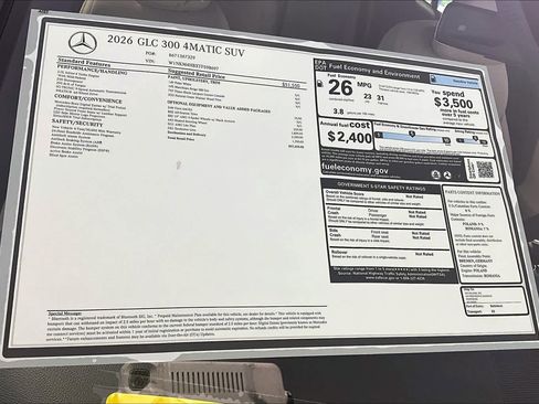 New 2026 Mercedes-Benz GLC 300 4MATIC image 18