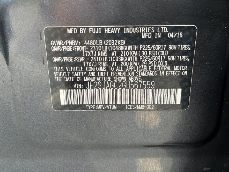 Used 2016 Subaru Forester 2.5i Premium AWD/4WD image 7