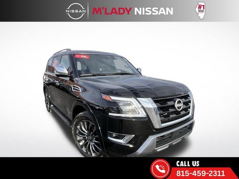 Certified 2024 Nissan Armada Platinum w/ Captain's Chairs Package image 1