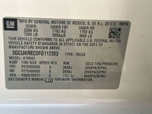 Used 2015 Chevrolet Silverado 1500 LT w/ Texas Edition, 1LT Trim AWD/4WD image 35