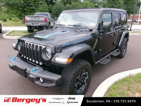 Used 2023 Jeep Wrangler Unlimited Rubicon 4xe AWD/4WD image 1