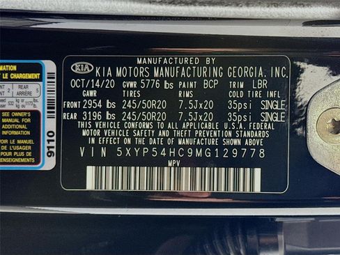 Certified 2021 Kia Telluride SX FWD image 35